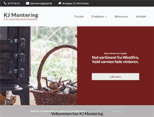 Tablet Screenshot of kjmontering.dk